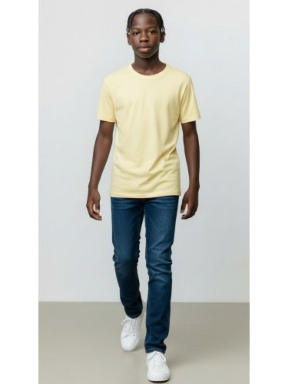 MALWEE Pale Yellow Short Sleeved Top Boys Size 14